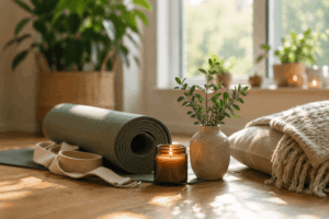 yoga yogamatte Entspannung Meditation